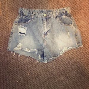 Jean shorts